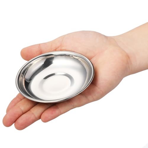 Assiettes de restaurant pour sauces en acier inoxydable haut de gamme