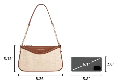 Image of Missnine Purses for Women, Shoulder Bag Small Handbags Vegan Leather Underarm Bags Trendy Hobo Cute Clutch Purse