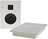 Carcasa de plástico con rejilla de protección de metal.