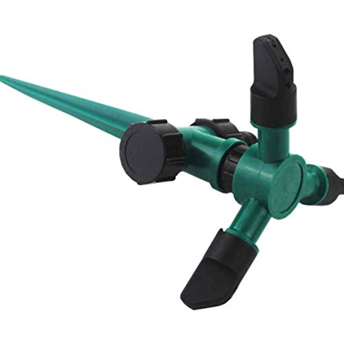 Happyyami Garden Sprinkler 360 Degree Rotating Ground Insert Lawn Sprinkler Gardening Watering Irrigation Tool For Yard Greenhouse Water Sprayer System(Dark Green) #TOP5