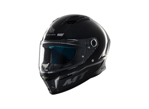 MT Helmets Stinger 2 – Casco Moto Integral Deportivo con Pantalla Antivaho Compatible con Pinlock, Visor Solar Full Vision, Interior Lavable y Calota HIRP | Homologado ECE 22.06 & DOT