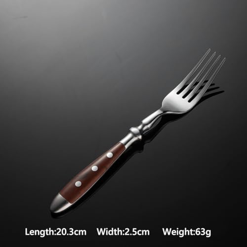 IKXO-16-Pieces-Brown-Gum-Wood-Handle-Silverware-Set-for-4-Exquisite-Ergonomic-Flatware-Set-Food-Grade-Stainless-Steel-Cutlery-Set-Tableware-Eating-Utensils-Mirror-Finished-Dishwasher-Safe IKXO 16 Pieces Brown Gum Wood Handle Silverware Set for 4 Exquisite Ergonomic Flatware Set Food Grade Stainless Steel Cutlery Set Tableware Eating Utensils Mirror Finished Dishwasher Safe