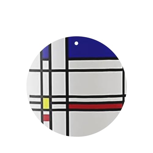 2パック 吊り下げ式車用芳香剤カード - 長持ちする吊り下げ式アロマテラピーカード (ラベンダーの香り) 車、自宅の寝室、ワードローブ、靴箱などに最適 ユニセックス(ピエットモンドリアンコムワールドの傑作)