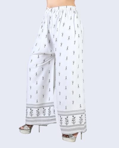 Image of Women's Regular Fit Rayon Palazzos