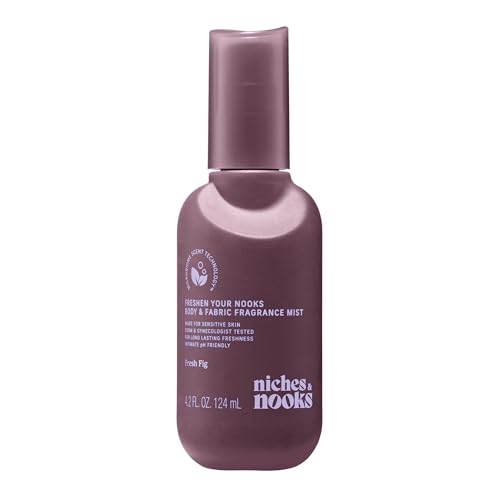 Niches & Nooks Feminine Body Spray & Mist – pH Balanced, Intimate Care, Fresh Fig Scent – Odor...