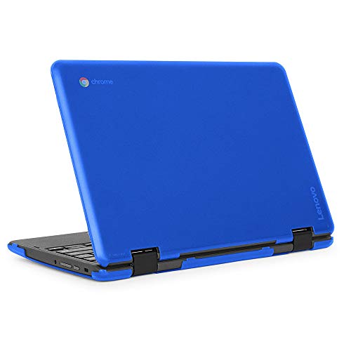 Carcasa rígida para Lenovo 300E Chromebook 2ª gen de mCover en color azul modelo 2019