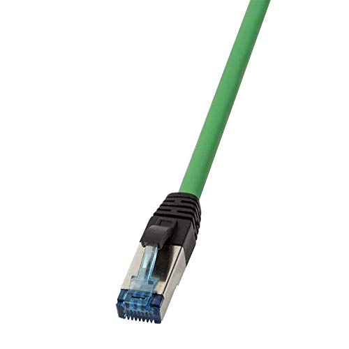 Preisvergleich Produktbild LogiLink CQ6095P Patchkabel Kat. 6A, S / FTP, 10m grün