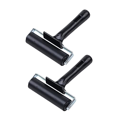 IWOWHERO Vinyl Gluing Rollers Printmaking Brayers Excellent Printing Ability Fast Efficient for Crafting