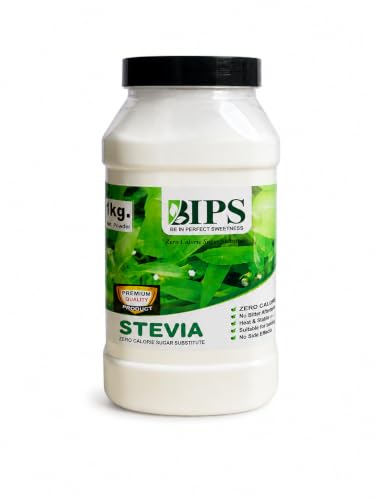 Image of BIPS Sugar Free Stevia Powder 1Kg Jar.