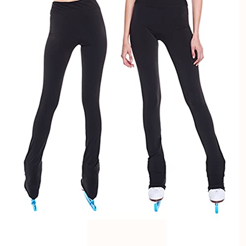 Calça de patinação no gelo para meninas legging de treino de lã para adolescentes calça de patinação