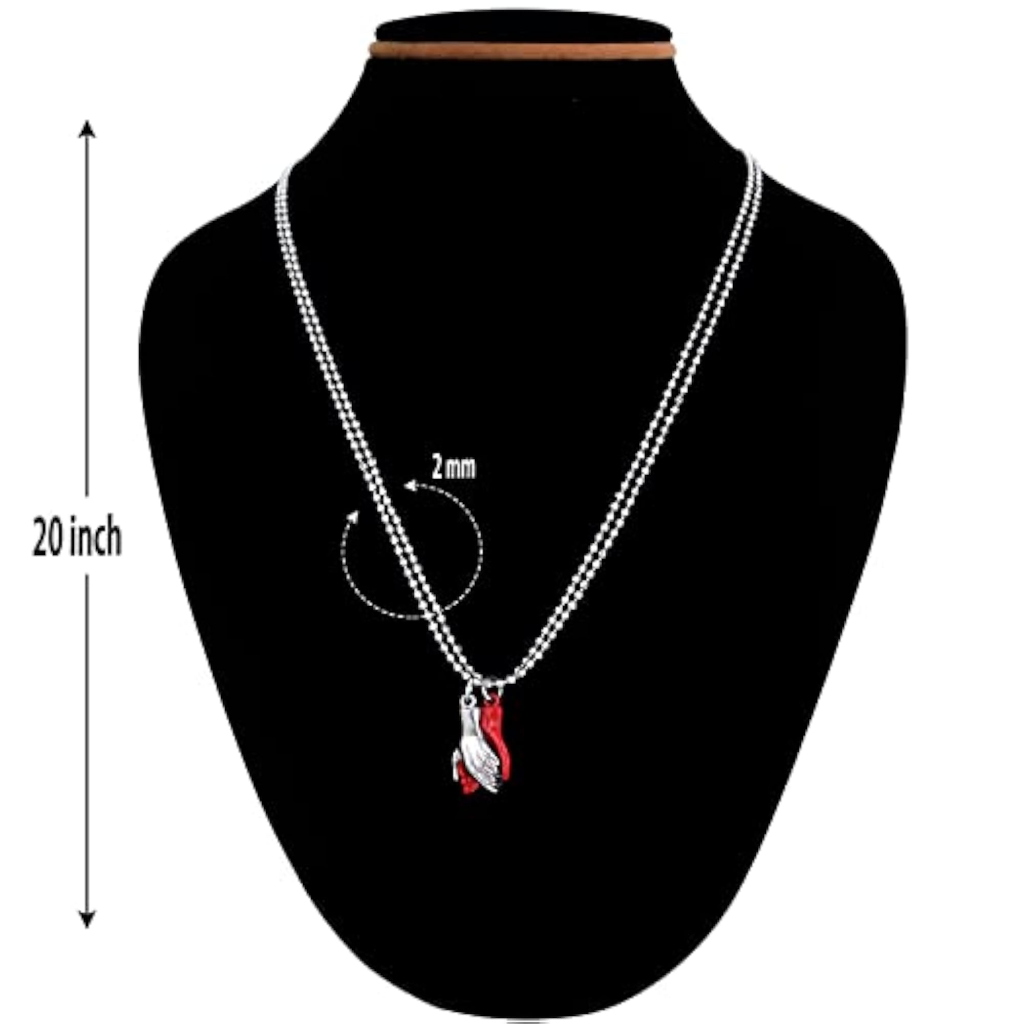 Stylish Stainless Steel Hand Pendant for Couples