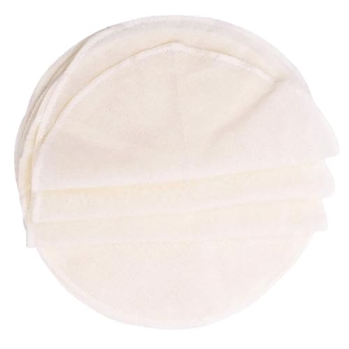 FUNNETOYU 10 Piezas paño de vapor forros de vapor antiadherentes envolturas tela de vapor redonda reutilizable almohadillas de repuesto paño humeante lavable revestimiento algodón blanco