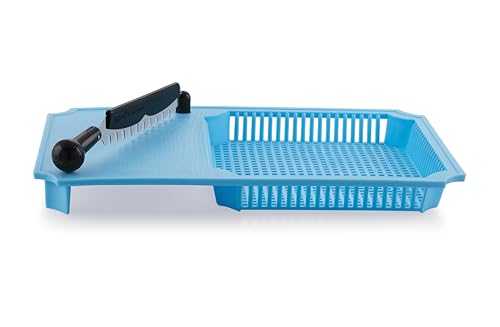 Image of Anjali Fantastic Cut & Wash Deluxe Cutter Blue Black - Polypropylene, ABS & Nylon Body with Tempered Magnetic Stainless Steel Blades, Ideal for Cutting, Chopping & Slicing - HZCW01(B)