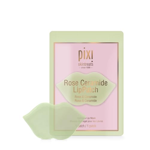Pixi Beauty Rose Ceramide Lip Patch | Hydrates, Nourishes & Plumps | With Rose, Ceramides & Centella Asiatica | 1 Count