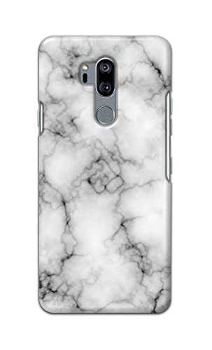 Image of Light White Marble Texture Natural Pattern Hard Back Case Cover for LG G7 ThinQ /LG G7 Plus, G710EM, G710PM, G710VMP, G710ULM Back Cover -(J5) VNS2230