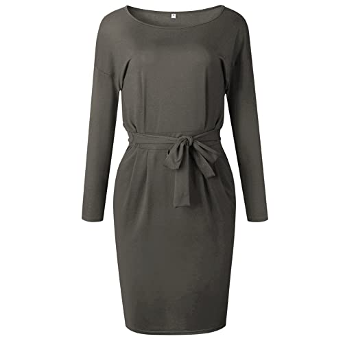 Image of PRETTYGARDEN Women's Fall Long Sleeve Bodycon Party Dress