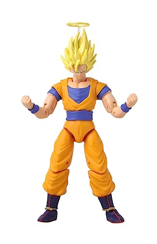 Image of Dragon Ball Super - Dragon Stars - Super Saiyan 2 Goku, 6.5 inch Action Figure | Dragonball Super 6 Inch Action Figure Dragon Stars - Super Saiyan 2 Goku with Halo
