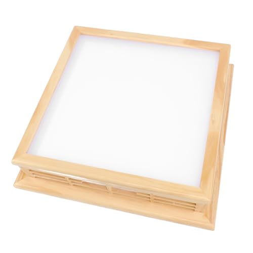 Plafonnier moderne en bois 3 températures de couleur et intensité variable - 7