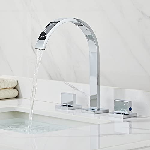 Robinet cascade de salle de bain MOCHAMIK pour changer de mitigeur de lavabo 3 trous