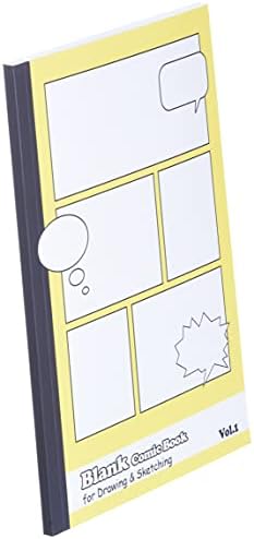 Blank Comic Book for drawing and sketching: Notebook for kids or everyone who want to create your own comics, Bedtime story , cartoons or storyboard ... Small notebook 5.5" x 8.5" size / 78 pages.