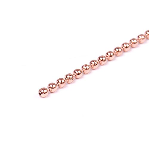 Amazon | Good-L カラーボールチェーン 【ピンクゴールド/100個