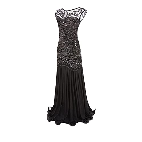 Vestido Charleston Años 20 Charleston 1920s Vestido Transparente Vestido Gatsby Flecos Vestido Flapper Samba Vestido Cóctel Lentejuelas Vestido Charleston Tango Vestido Baile Latino Chic Elegante Boda