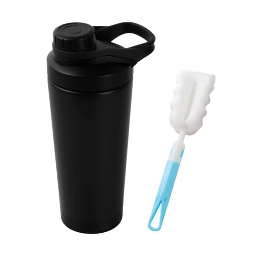 Shaker à protéines anti fuite en acier inoxydable isotherme double paroi