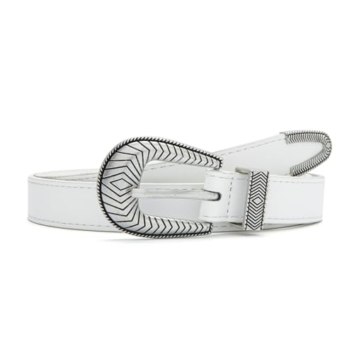 Women Western Belts for Jeans Pants Ladies Country Waist Belt with Vintage Buckle3