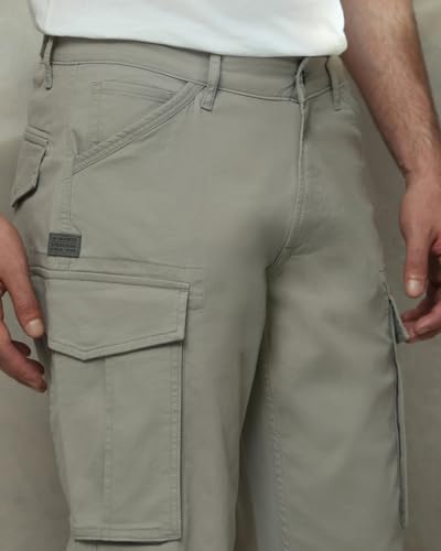 Image of MUFTI Navy Slim Fit Cargo Trousers