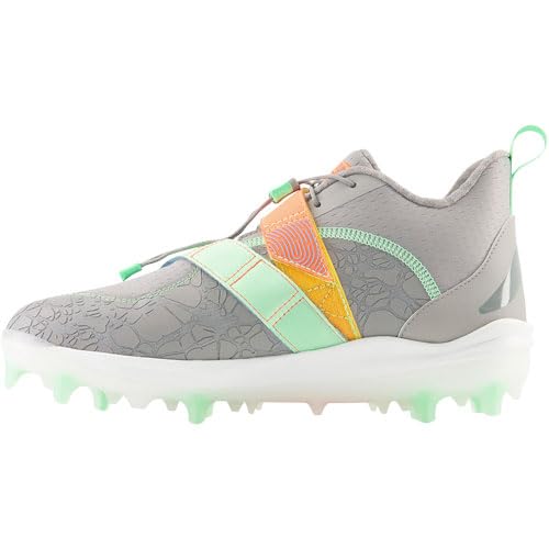 New Balance Unisex FuelCell Lindor V2 Comp Baseball Shoe, Team Away Grey/Electric Jade/Neon Dragonfly, 13 US Men4