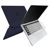 MS factory MacBook Air ケース 13インチ M4 M3 M2 用 カバー 【日本語 キーボードカバー 付き】 2025 2024 2022 マックブックエアー 13 ハードケース MacBookケース A3240 A3113 A2681 [マット加工] ネイビー 紺 RMC series RMC-SETA13r22-MNV