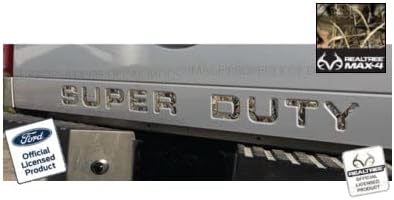 Decal Mods Tailgate Letters Inserts Inlays Decals Stickers for Ford Super Duty F250 F350 F450 (2008-2016) (Thin Decals) - MAX4 (Realtree MAX-4)