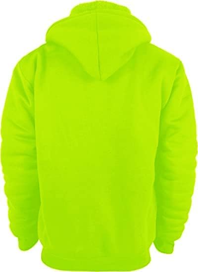 Image of Yasumond Hoodies for Men Zipper Fleece Sweatshirt Heavy Sherpa Lined Hooded Warm Winter Coats Big Tall