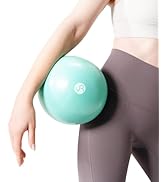 RYTMAT Small Pilates Ball 9.8 Inch Slip Resistant Exercise Ball for Home Gym Yoga, Fitness, Physi...