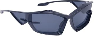 TZ SMART Futuristic Geometric Sunglasses – Unisex UV400 Eyewear in Black, Grey, Green & White Price In India