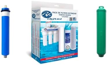 Membrane 100 GPD + Pack 3 Osmosis Filters + Remineralizing Postfi...
