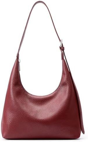 KALIDI Damen Handtasche Schultertasche PU Leder Tote Bag Vintage Hobo Tasche mit verstellbarem Gurt für Arbeit Schule Shopper Lässige täglich