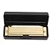 Glomora Harmonica, Chrome Plated Copper Plate Golden 10 Hole 20 Tone C Key Mouth Organ Instrument for Concert