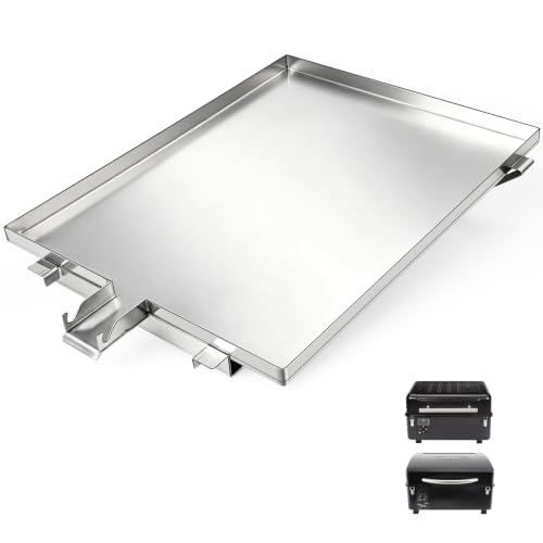 Image of BAC475 Grill Drip Tray for Traeger Scout & Ranger Pellet Grills Stainless Steel Drip Pan Replacement Parts for Traeger Pellet Grill Model TFT18KLD