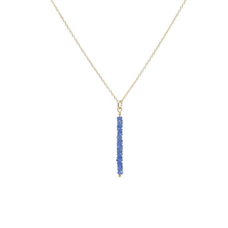Collier saphir bleu véritable pour sublimer vos tenues d'été