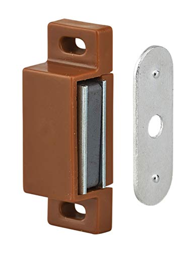 THIRARD - Loqueteau magnétique force 1max 3kg,pour porte d'ameublement, marron