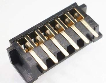 Gimax 2.5 pitch 6P 7PINlaptop battery connector humidifier battery holder female seat - (Color: 7PIN)