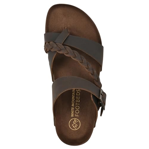 Image of White Mountain Women's Hazy Braided Footbed Sandal