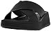 Produktbild Fitflop Damen F-Mode Leather Flatform Cross Slides Keilsandale, Schwarz, 39 EU