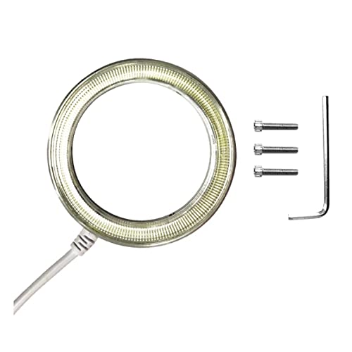 Microscope Ultrathin 60 LED Adjustable Ring Light Illuminator Lamp for Microscope