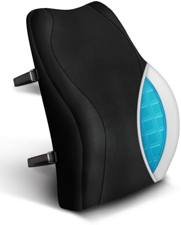 Travel Ease Cojín de Soporte Lumbar Ergonómico, Respaldo de Gel E...
