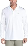 Coolibar UPF 50+ Men's Golf Polo- Sun Protective,Medium,White