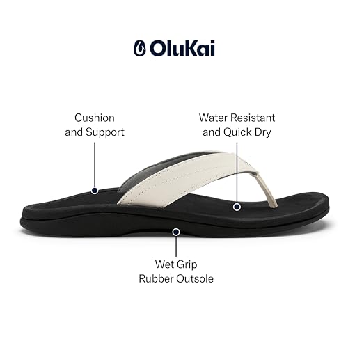 Image of OluKai Ohana Women's Sandals, Water Resistant Flip Flops with Arch Support
