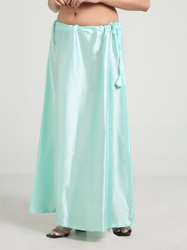 Image of Madhu Fashion Women's Satin Saree Petticoat Saree Underskirt