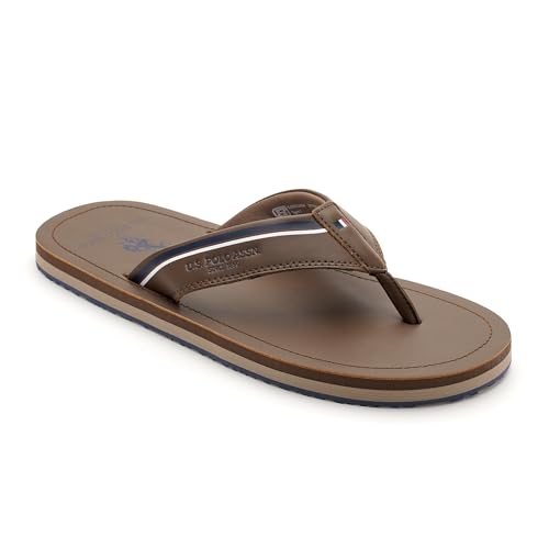 Image of U.S. Polo Assn.| NESTA LT. GREY| Stylish slider Flipflops for Man
